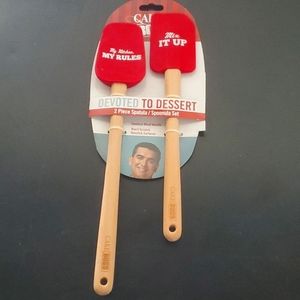 Cake boss 2 piece spatula set NEW